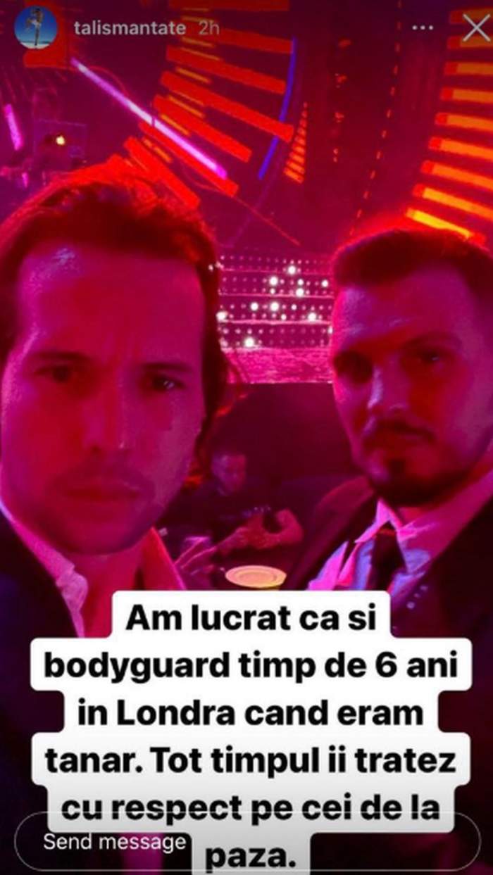 tristan tate bodyguard in club