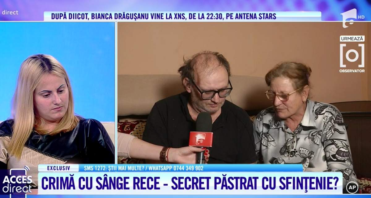 Acces Direct. Răspunsul tatălui acuzat de fiică de omorul mamei sale, după ce ar fi aruncat cu un știulete în ea: ”Mai bine dădeam în aia de lângă dumneavoastră” / VIDEO