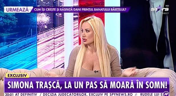Simona Trașcă, la Showbiz Report