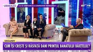 Dani Prințul Banatului, cu soția și fiul la Antena Stars. Este prima dată când vine cu familia la televizor / VIDEO