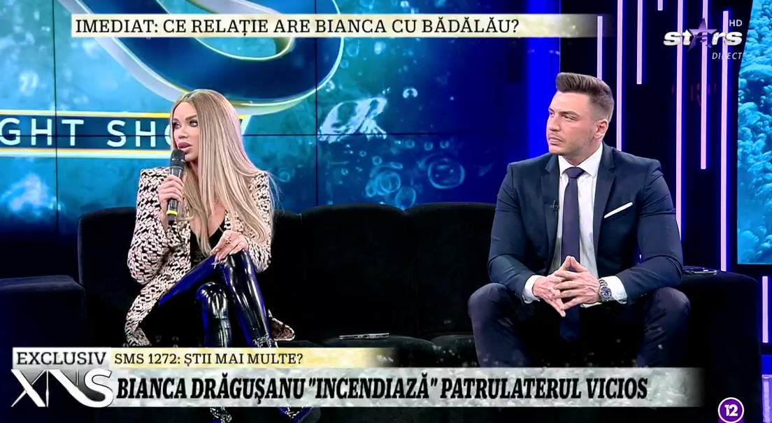 bianca dragusanu la xtra night show pe canapea