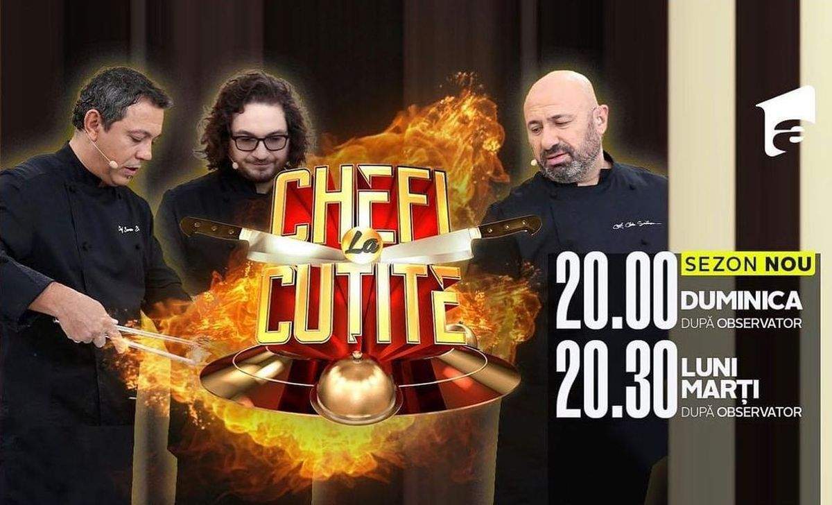 Chefi la cuțite 2021 incepe duminica la antena 1