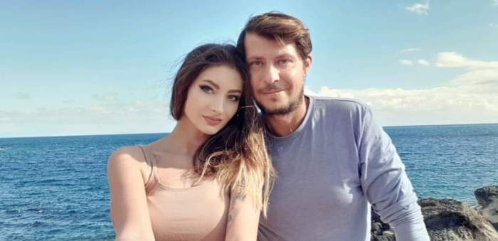 Alexandru Salam și soția sa, selfie la mare