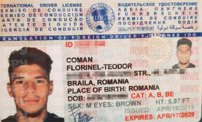 SUPEREXCLUSIVITATE! Imagine bombă cu documentul cu care Florinel Coman a încercat să păcălească autoritățile române! Fotbalistul nu deține permis auto