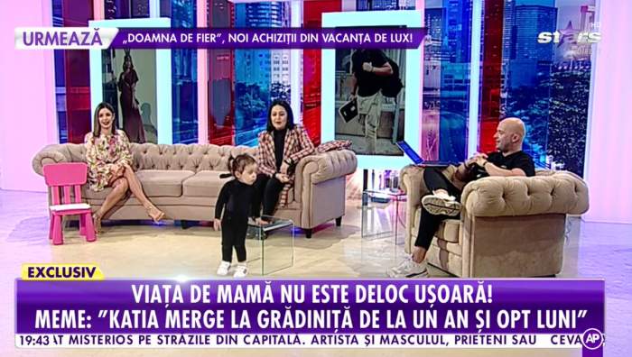 mihaela moise la antena stars cu fetita in direct