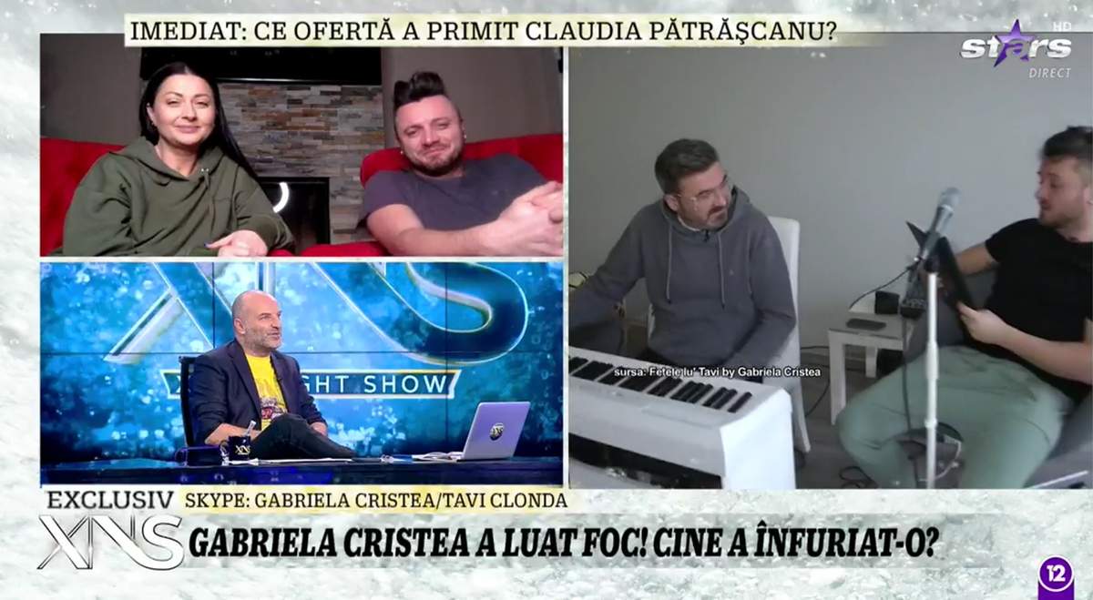 gabriela cristea si tavi clonda la antena stars