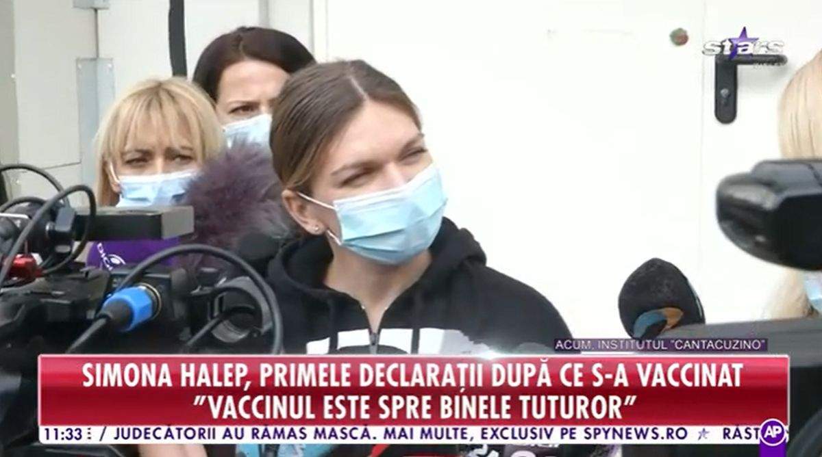 simona halep vaccin anti-covid