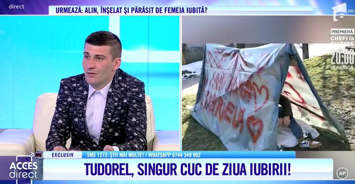 Acces Direct. Tudorel, sacrificiu suprem în numele iubirii! S-a mutat într-un cort de când soția a plecat cu copilul de acasă: ”Eu chiar țin la tine” / VIDEO