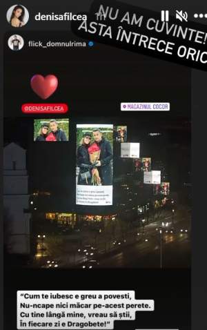 Flick, surpriză romantică pentru soția lui! Fotografia celor doi, văzută pe ecranele unui magazin comercial / FOTO