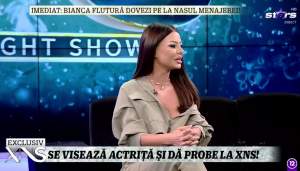 Ana Mocanu vrea să devină actriță! Fosta asistentă a dat test în direct la Xtra Night Show / VIDEO