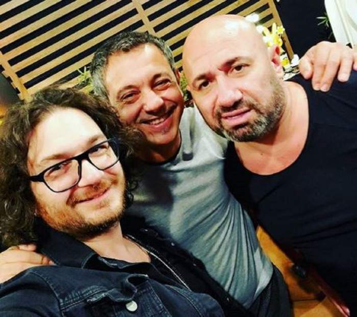 Sorin Bontea, Florin Dumitrescu și Cătălin Scărlătescu s-au fotografiat împreună, zâmbitori