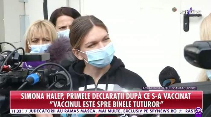 simona halep primele declaratii dupa ce s-a vaccinat impotriva covid-19