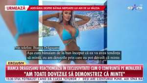 Bianca Drăgușanu reacționează după declarațiile menajerei lui Alex Bodi, referitoare la bătăile încasate de ea: ”Minte, am dovezi!”