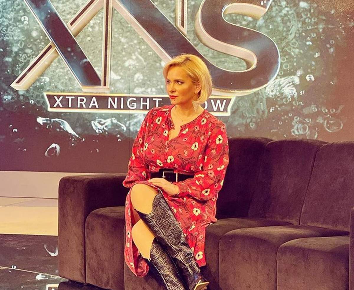 paula chirila in platou la xtra night show