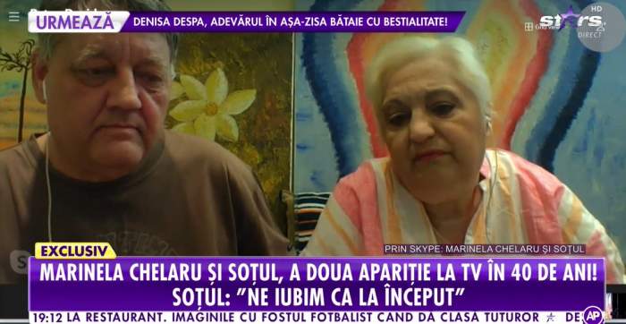 Cu ce se ocupă soțul Marinelei Chelaru? Actrița, pentru a doua oară cu partenerul său de viață la TV, în cei 40 de ani de căsnicie / VIDEO