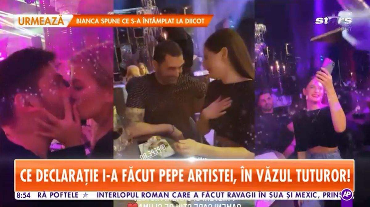 pepe si raluka impreuna la restaurant