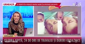 Alexandra Diaconescu, primele declarații după naștere. Fetița fostei concurente de la Insula Iubirii s-a lăsat așteptată: „Au fost dureri foarte mari”