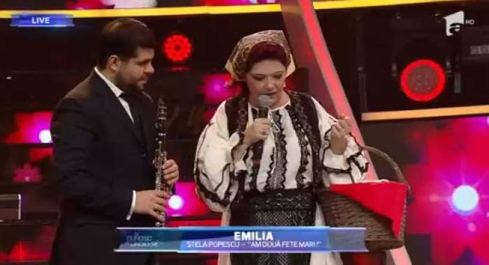 Emilia Popescu cântă la Te cunosc de undeva