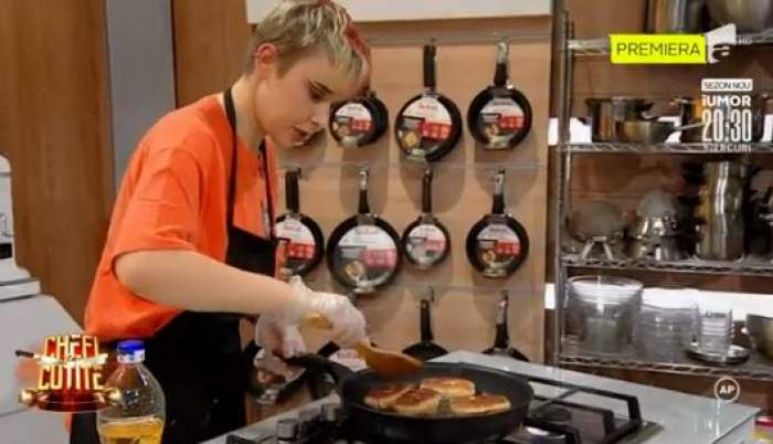 Andreea Climatino gătește la Chefi la cuțite