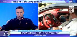 Acces Direct. Dan Nicorescu, un șef de coșmar! Fostul șofer, jignit și păgubit de milionar? / VIDEO