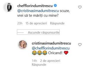 Florin Dumitrescu și-a cerut soția în căsătorie, din nou! Ce mod emoționant a ales juratul de la Chefi la cuțite să-i adreseze întrebarea Cristinei!