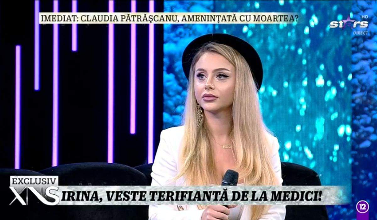 ispita irina in platou la xtra night show