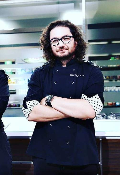 Chef Florin Dumitrescu în bucătărie
