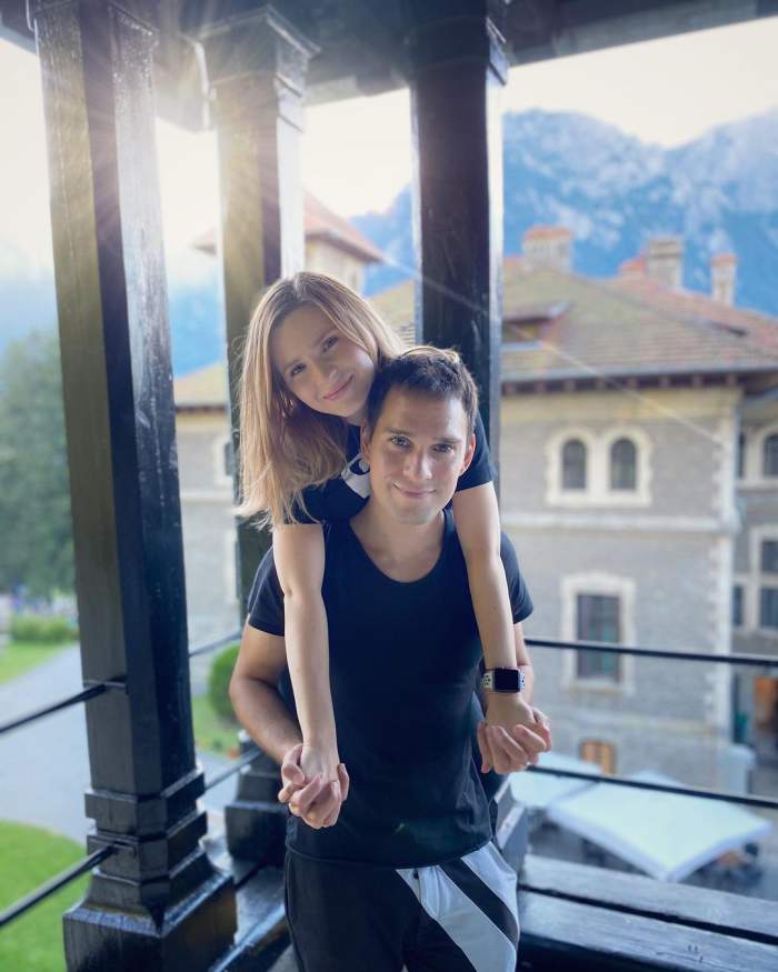 Cristina Ciobănașu și Vlad Gherman în perioada în care formau un cuplu, în vacanță.