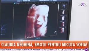 Primele imagini cu bebelușul Claudiei Neghină! Vedeta urmează să nască în doar câteva luni