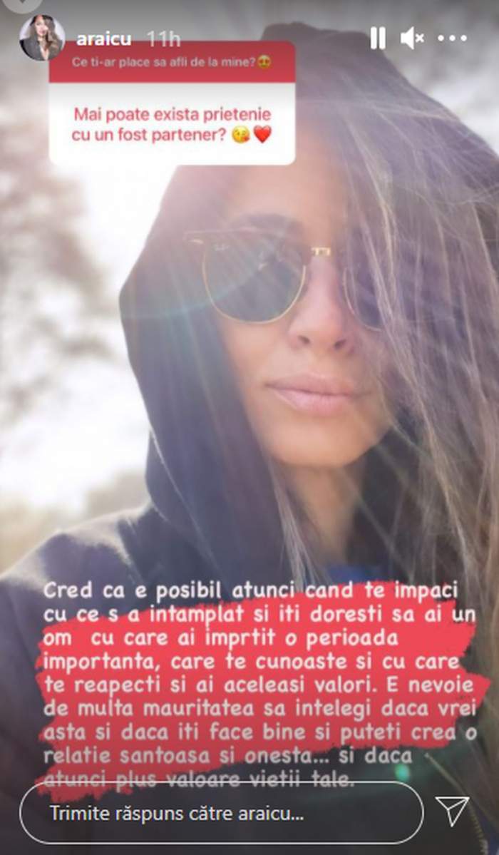 andreea raicu declaratie pe instagram relatie fosti iubiti