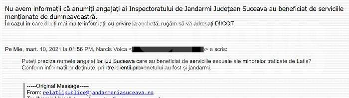 Polițiști și jandarmi, „iubiții” elevelor din dosarul de trafic de minori / Răsturnare de situație în dosarul subofițerului IJJ Suceava acuzat de proxenetism