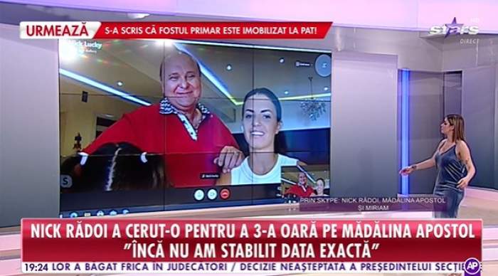 Nick Rădoi și Mădălina Apostol, la Antena Stars