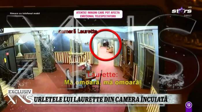 Filmul șocant al bătăii lui Laurette, în camera de hotel, difuzat la Xtra Night Show! „Deschide ușa! Mă omoară!” / VIDEO
