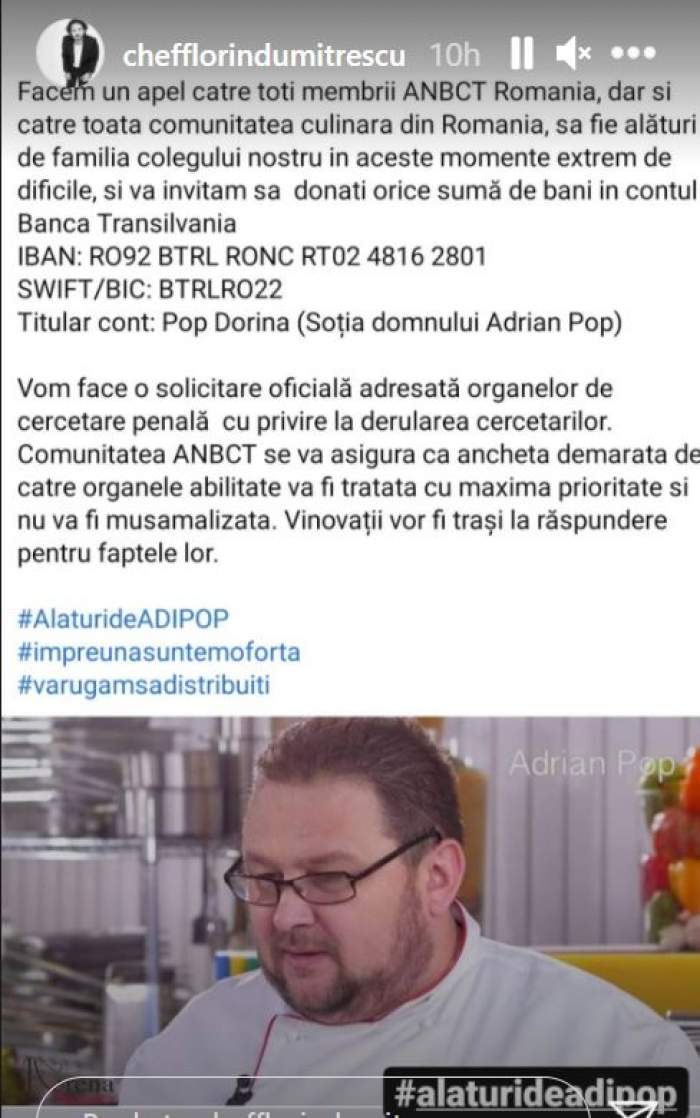 Florin Dumitrescu, revoltat de cazul de agresiune al chef-ului Adrian Pop! Juratul de la Chefi la cuțite cere dreptate / FOTO