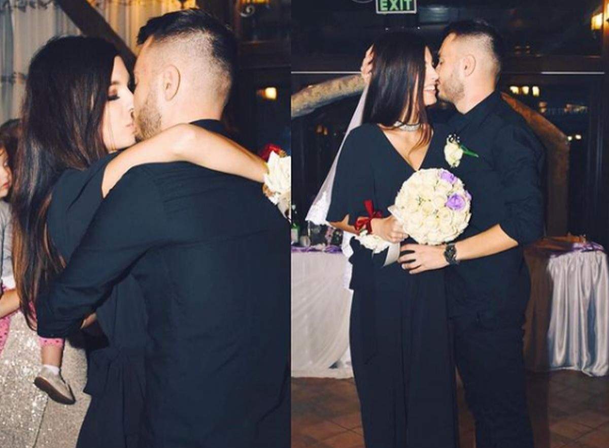 Ana și Mădălin de la MPFM se saruta dupa cererea in casatorie care a avut loc la o nunta