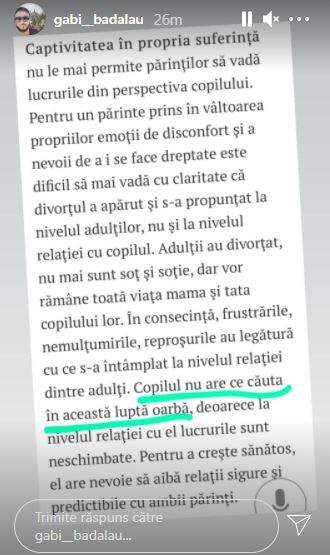 Gabi Bădălău, atac dur la adresa Claudiei Pătrășcanu! Mesajele afaceristului pentru mama copiilor săi / FOTO