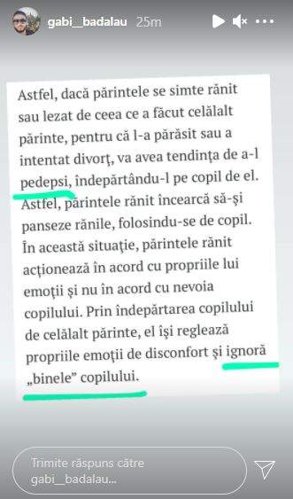 Gabi Bădălău, atac dur la adresa Claudiei Pătrășcanu! Mesajele afaceristului pentru mama copiilor săi / FOTO