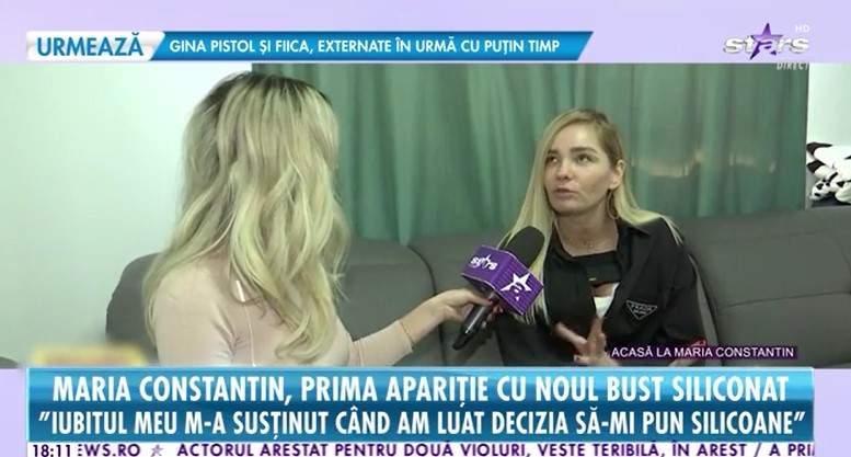 Maria Constantin, prima apariție după ce și-a pus silicoane. Artista este mulțumită de rezultat / FOTO