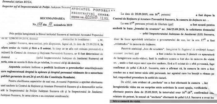 Șefii Poliției recunosc faptul că au încălcat drepturile omului / Document exclusiv