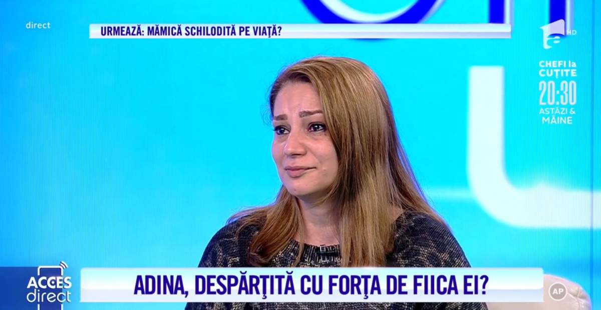 Acces Direct. O mamă plânge de dorul fiicei sale, luată cu forța de fostul soț. Adina nu știe cum să își recupereze copilul: „Nu mă ajută nimeni” / VIDEO