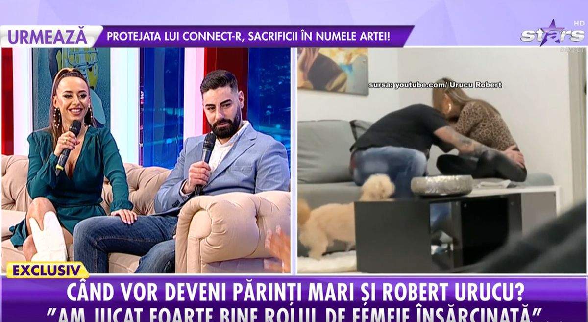 mari de la insula iubirii si iubitul ei la showbiz report de la antena stars vorbind despre viitorul copil