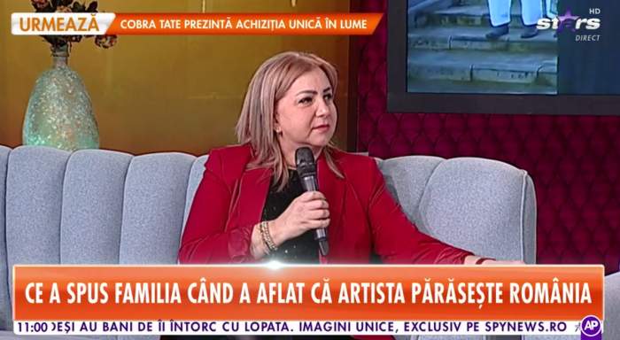 carmen serban pe canapea la antena stars