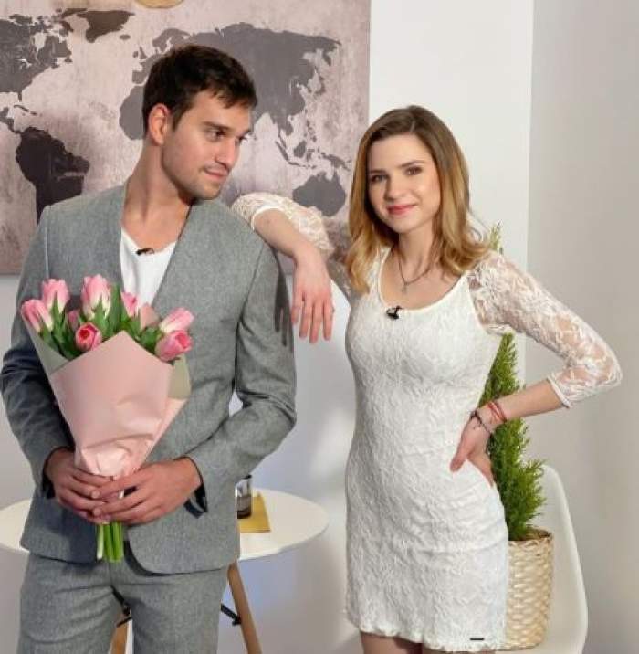 Cristina Ciobănașu și Vlad Gherman impreuna imbracati elegant