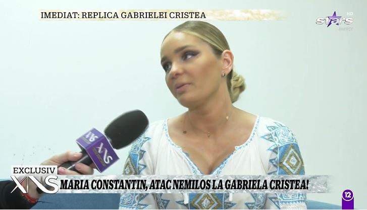 Maria Contantin a explicat afirmațiile la adresa Gabrielei Cristea!