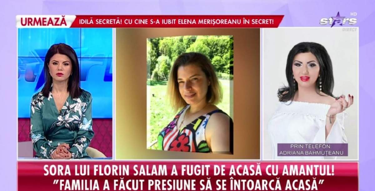 Adriana Bahmuțeanu oferă un interviu pentru Antena Stars.