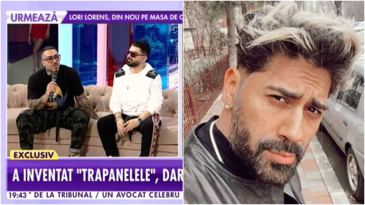 Colaj cu Alex Velea în platou la Antena Stars/ chipul lui Connect-R.