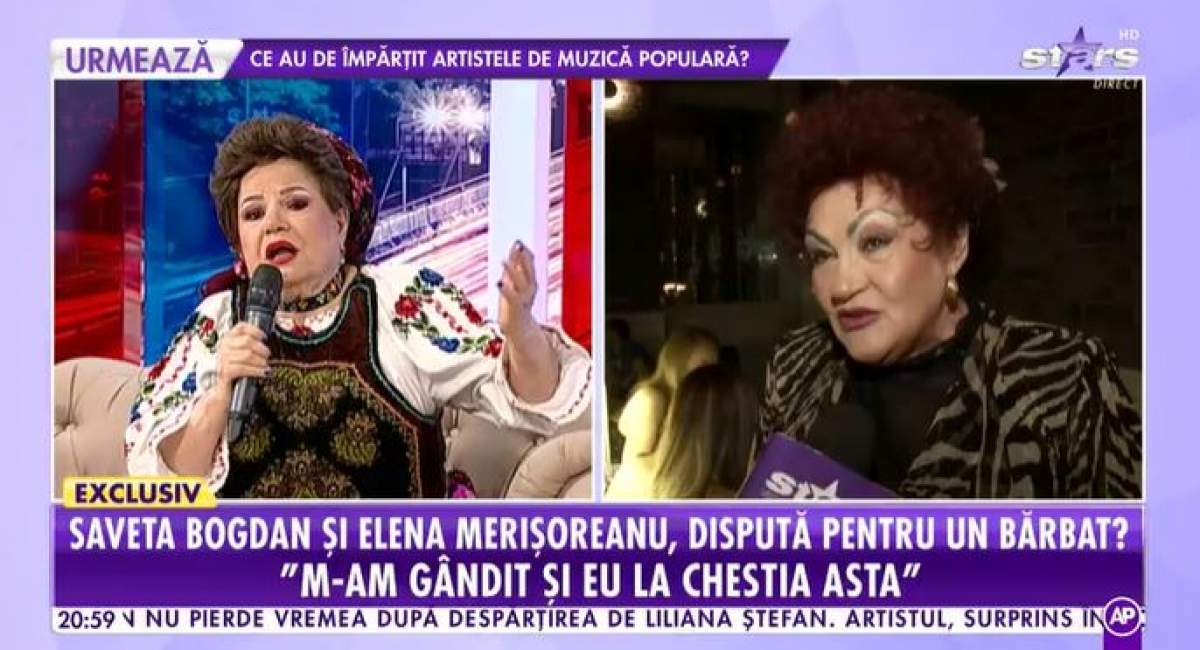 Captură cu Saveta Bogdan în platou la Antena Stars.