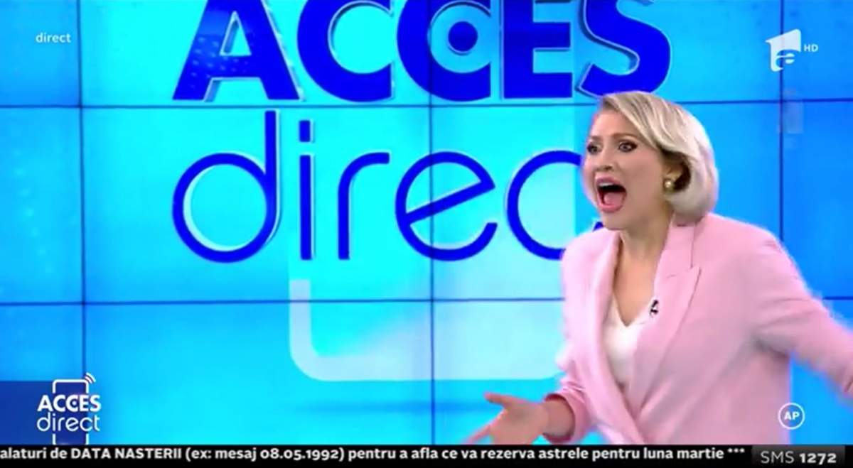 Acces Direct. Mirela Vaida, atacată în direct de o femeie necunoscută! Cine este și ce a vrut agresoarea de la prezentatoare / VIDEO