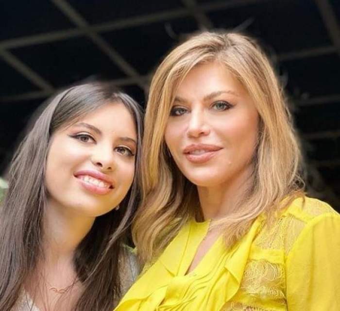 Loredana Groza alături de fiica sa, Elena Boncea.