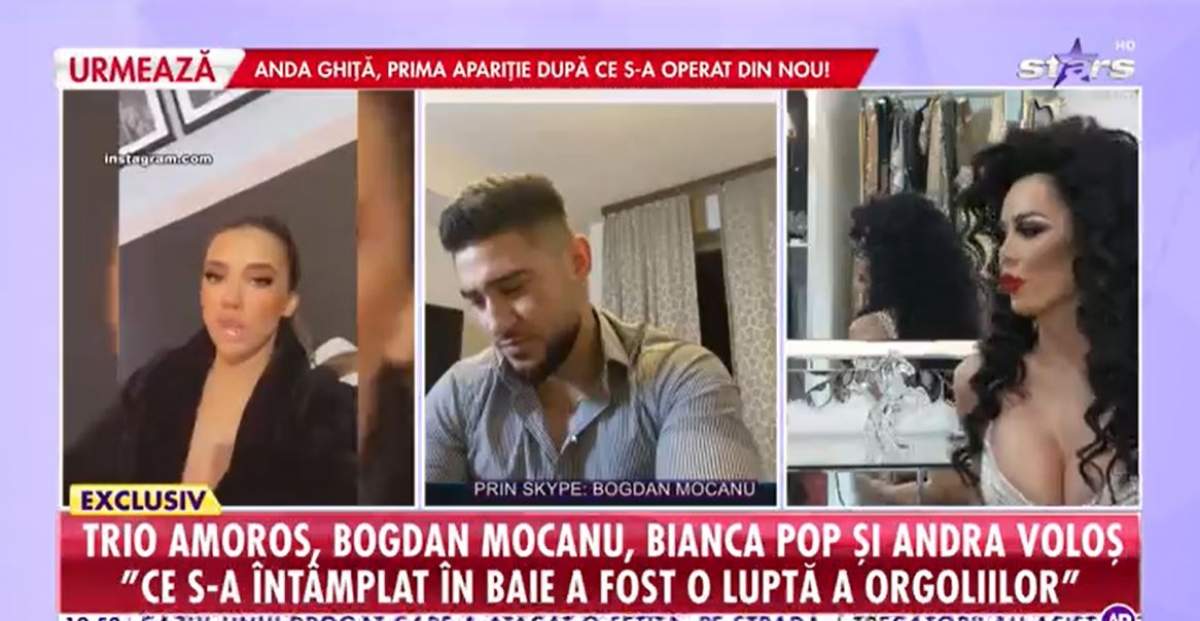 Bogdan Mocanu, mărul discordiei dintre Bianca Pop și Andra Voloș? Cele două dive s-au luat la ceartă în baie: „Ai vorbit aiurea” / VIDEO